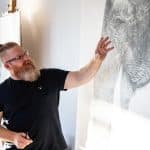 Ross Potter, artist talk.
Photo Ryan Ammon.