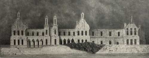 Cold Dark Night by Ross Potter. Graphite on Art Paper 